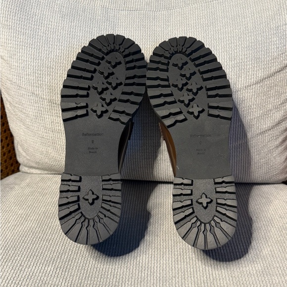 Reformation Agathea Chunky Loafer Espresso Leather - Picture 9 of 10